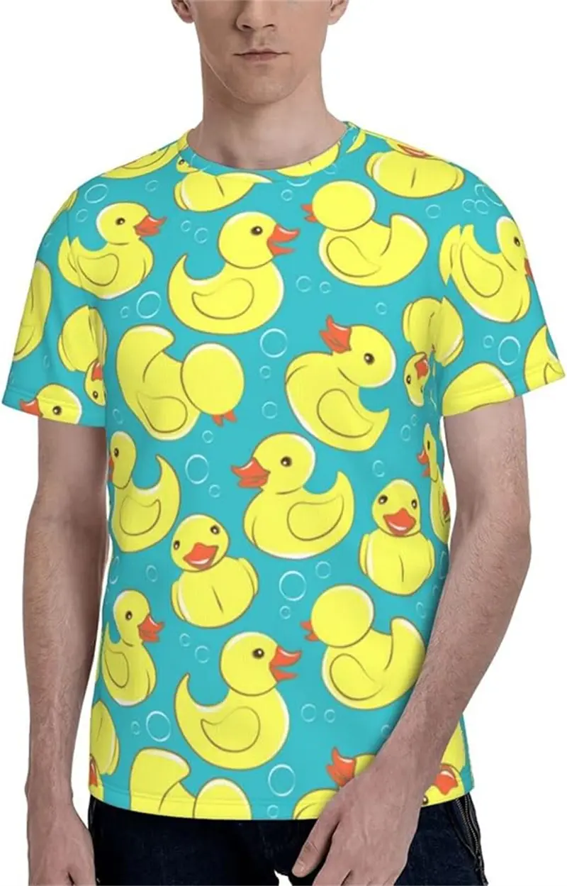 2024 Duck 3d Printed T-Shirt For Men Streetwear Funny Tops Casual T-Shirts High Quality Harajuku Tees Kids Grappige Tops Clothes