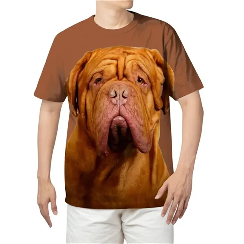 New Fashion Pomeranian Pet Dog T Shirts Men Women 3D Printing Cute Dog T-shirt Casual  Short Shirts Hot Sale Children Clothing