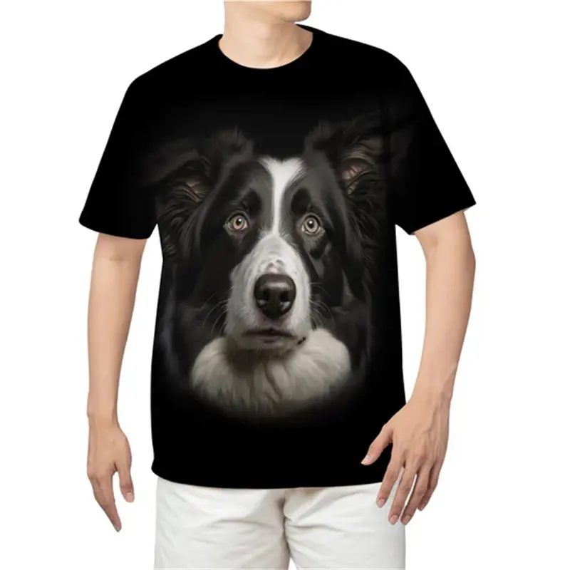 New Fashion Pomeranian Pet Dog T Shirts Men Women 3D Printing Cute Dog T-shirt Casual  Short Shirts Hot Sale Children Clothing