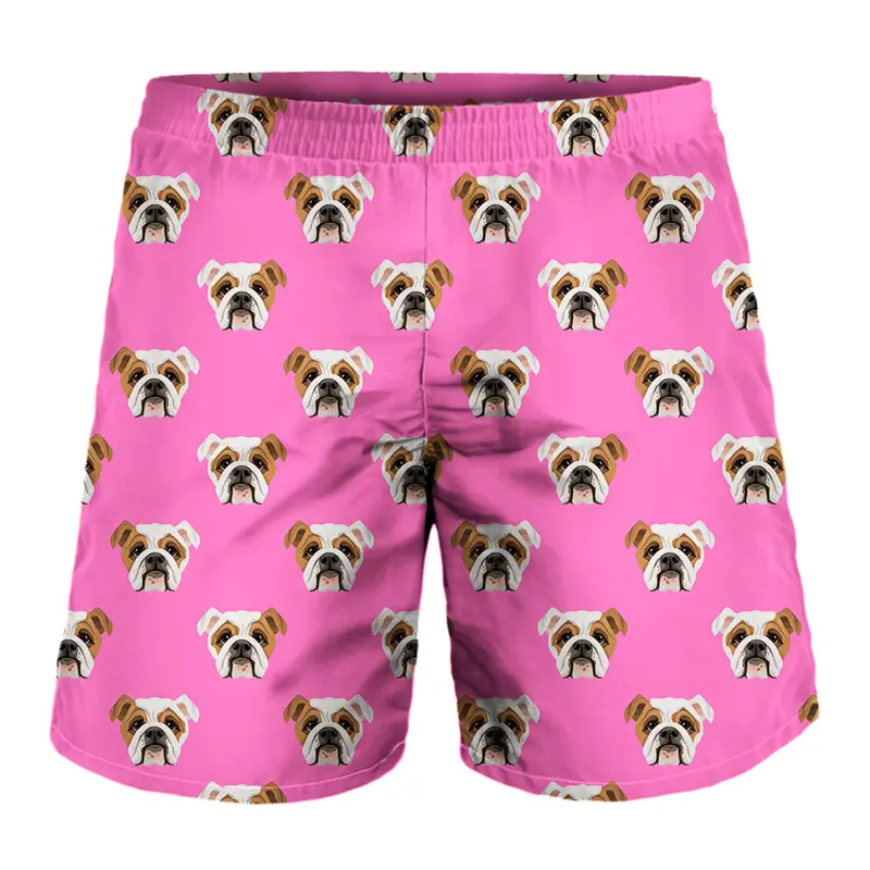 New Hot Sale Funny Animal Dog 3D Printed Short Pants Men Summer Cool Duck Swim Trunks Kids Women Hawaii Vacation Beach Shorts