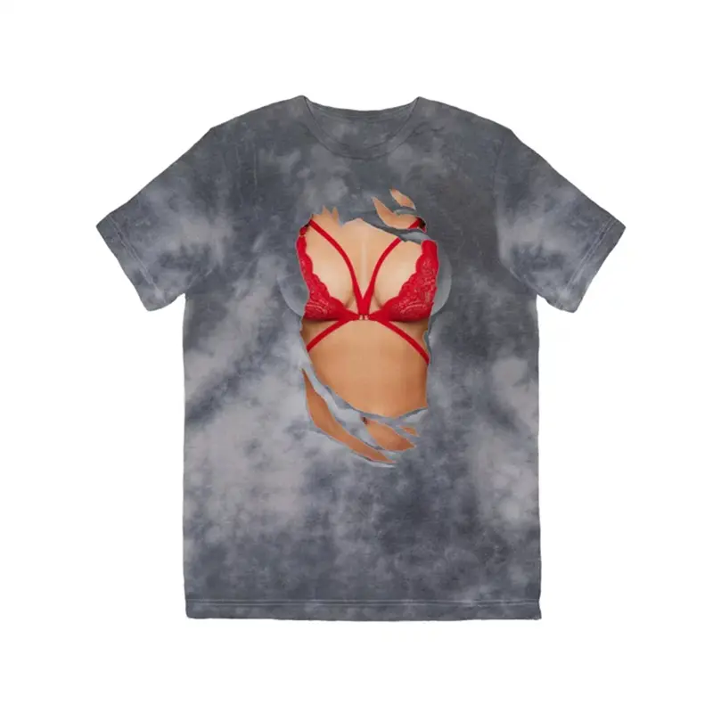 Anime Beauty 3D Printed T-shirts Mens Sexy Top Tees Harajuku Short Sleeve Hentai T-shirt Casual Loose Oversized Men Y2k Clothing