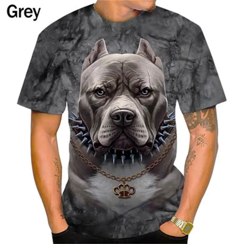 Summer New Hot Couple Funny Cute Dogs Graphic 3D Printed T-shirt For Men And Women Casual Short Sleeve Plus Size Mens Clothing