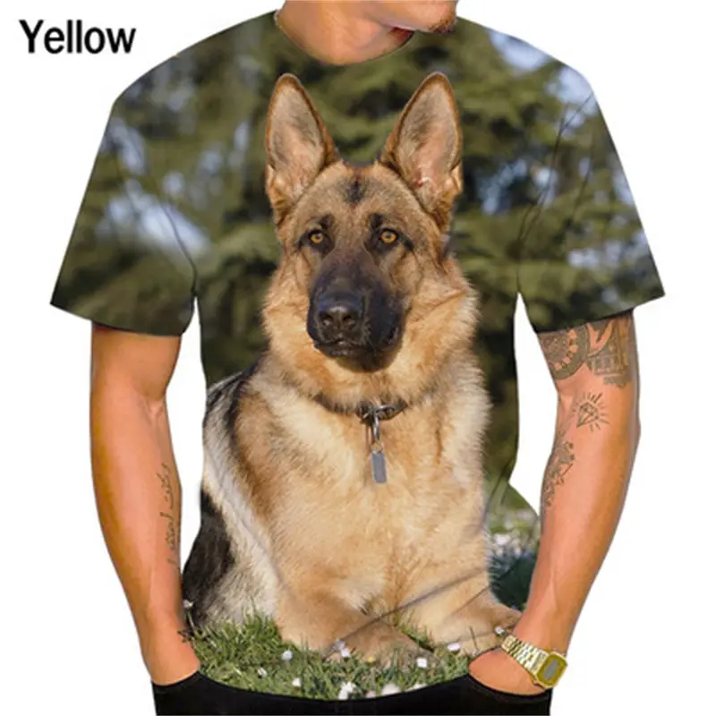 Summer New Hot Couple Funny Cute Dogs Graphic 3D Printed T-shirt For Men And Women Casual Short Sleeve Plus Size Mens Clothing