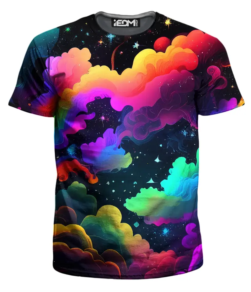 Summer Fashion Abstract Color Graphic T Shirts For Men Casual 3D Print Tee Hip Hop Harajuku Personality Round Neck Short Sleeve