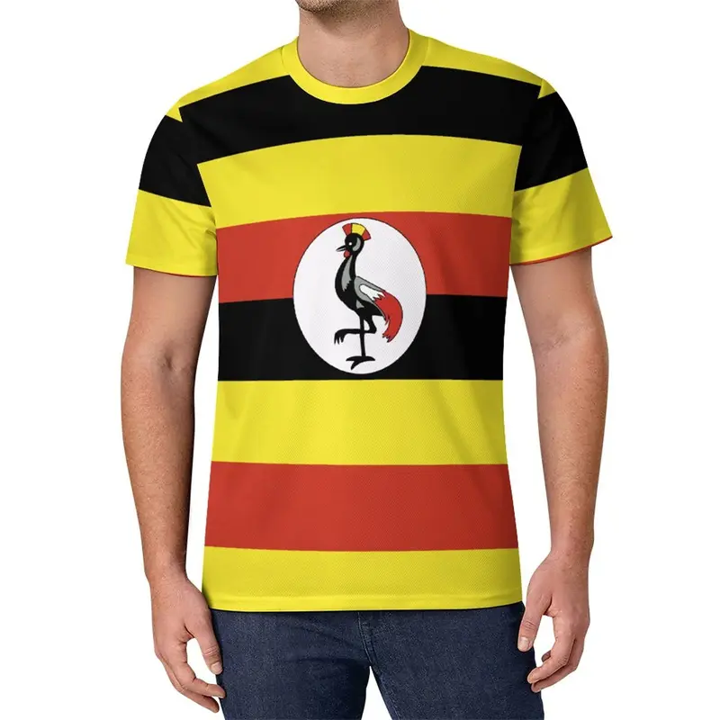 Men's 3D Venezuela Printed T-shirt Summer Fashion Casual Outdoor Sports Fitness Round Neck Short Sleeved Men's Clothing Flag Top