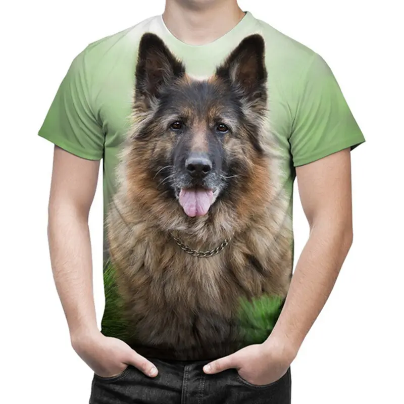Novelty Sheepdog 3D T-Shirt Mens Y2k Clothing Cute Dog Animal Print Women Short Sleeve T Shirt Oversized Harajuku Kids Tee Tops