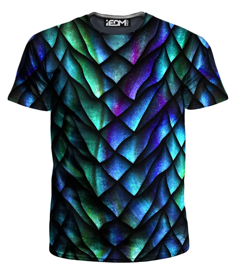Coloured Dinosaur Pattern T-Shirt Men Fashion Personalised 3D Printed T-Shirt for Kids Summer Popular Outdoor Loose Clothing Top