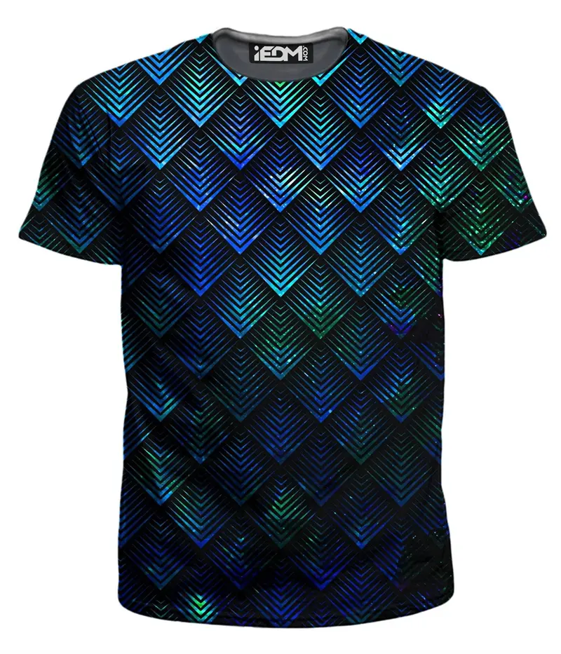 Coloured Dinosaur Pattern T-Shirt Men Fashion Personalised 3D Printed T-Shirt for Kids Summer Popular Outdoor Loose Clothing Top
