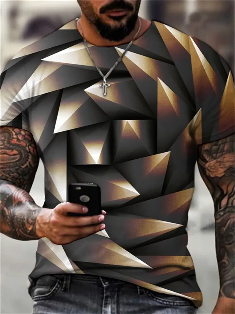 Fashion Eagle 3D Graphic T Shirt Mens Designer Clothes Loose Casual O-Neck Tops Tees Street Casual Harajuku Short Sleeve T-shirt