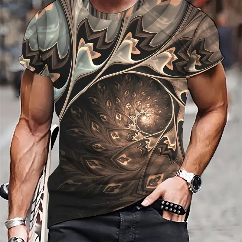 Fashion Eagle 3D Graphic T Shirt Mens Designer Clothes Loose Casual O-Neck Tops Tees Street Casual Harajuku Short Sleeve T-shirt