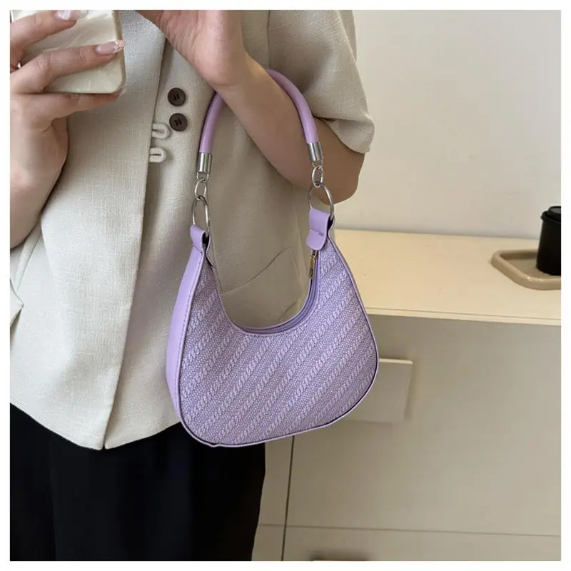 New Brand Moon Bag Fashionable Minimalist Shoulder Bag Versatile Creative Crescent Bag Korean Handbag Women Crossbody Armpit Bag