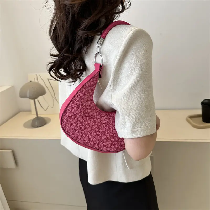 New Brand Moon Bag Fashionable Minimalist Shoulder Bag Versatile Creative Crescent Bag Korean Handbag Women Crossbody Armpit Bag