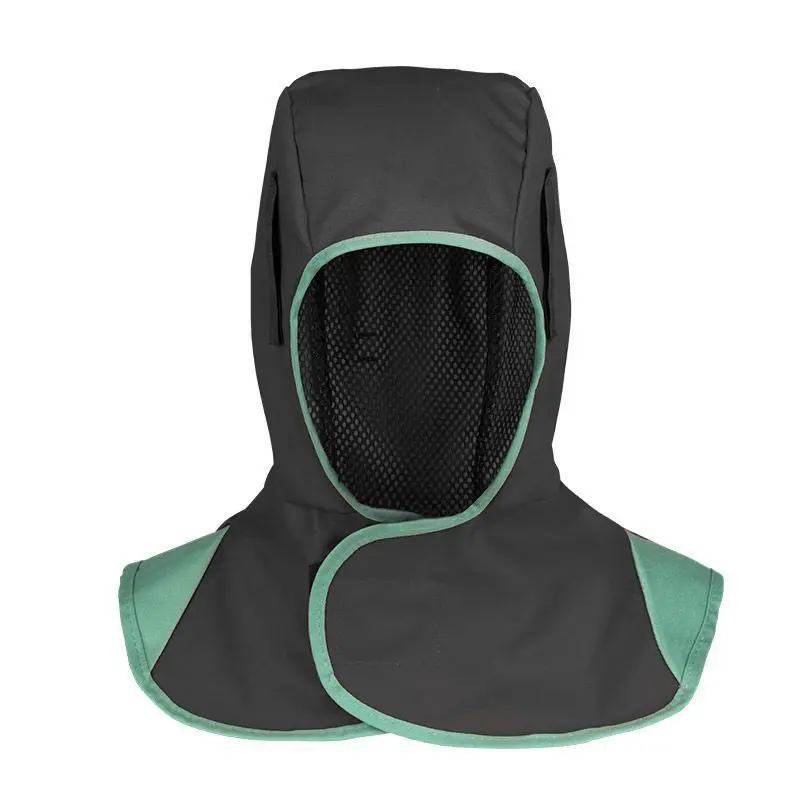 New Full Protective Welding Hood Flame Retardant Shawl Cap Welding Protective Neck Cover Full Face Shield Men Women Hat