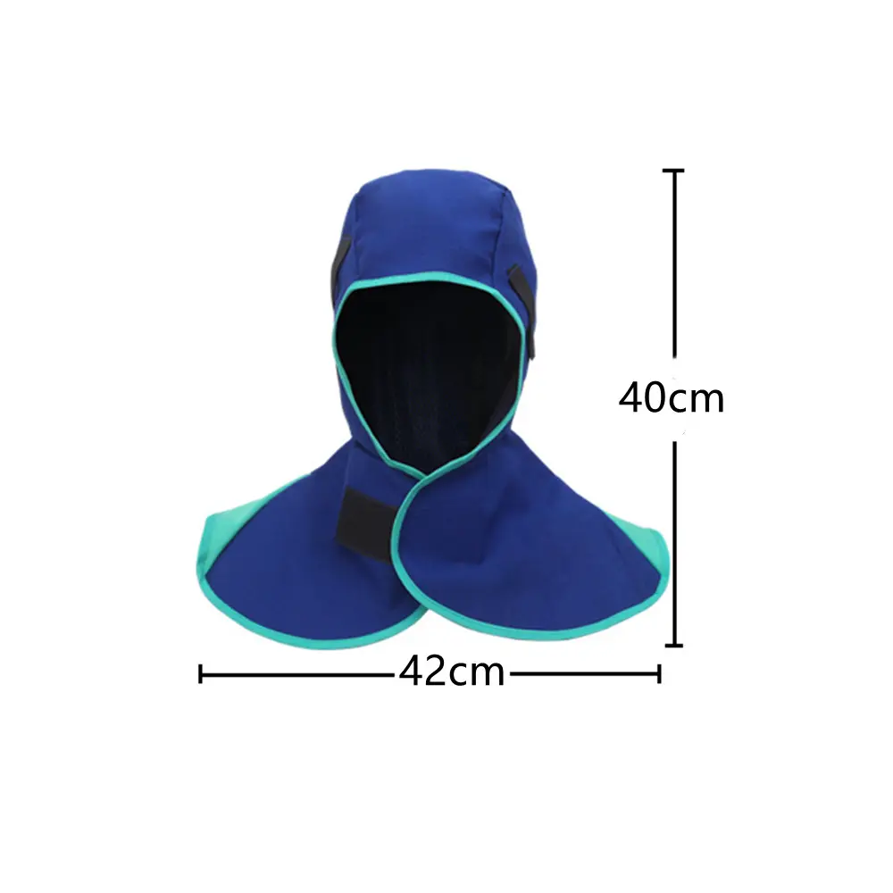 New Full Protective Welding Hood Flame Retardant Shawl Cap Welding Protective Neck Cover Full Face Shield Men Women Hat