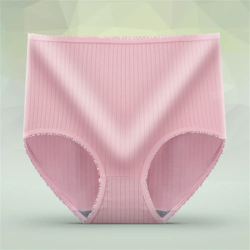 Women'S Underwear Women'S High Waist Tummy Control Butt Lift Waist Belt Breathable High Elasticity Large Size Women'S Briefs