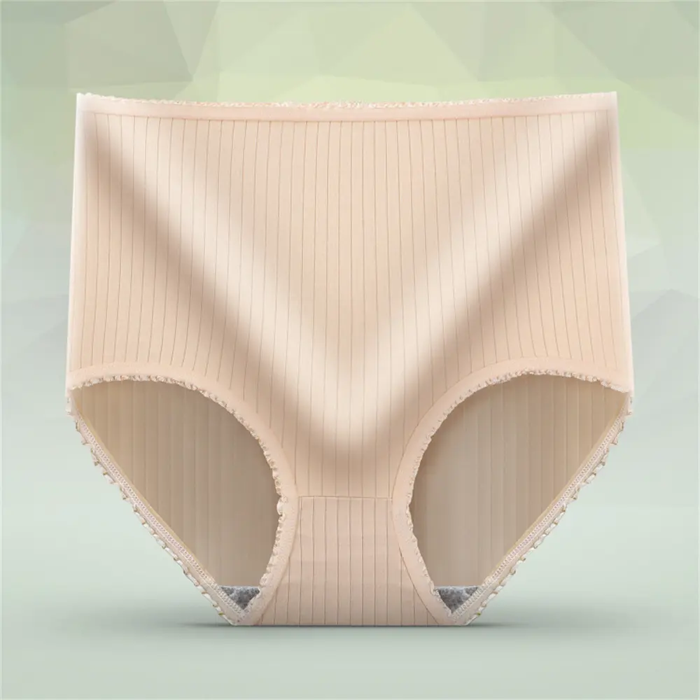 Women'S Underwear Women'S High Waist Tummy Control Butt Lift Waist Belt Breathable High Elasticity Large Size Women'S Briefs