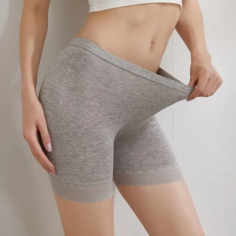 Women Seamless Safety Short Pants Summer Under Skirt Shorts Panties Elastic Anti Chafing Under Shorts Underwear