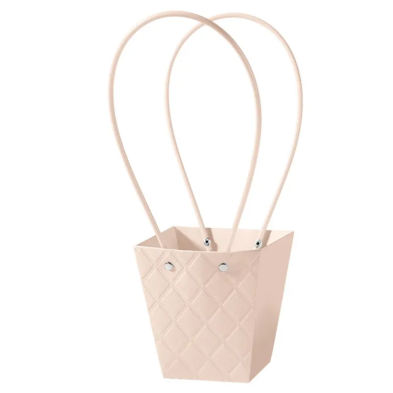 Portable Flower Packaging Box Wedding Decoration Gift Bag Handbag Valentine'S Day Birthday Party Decor Diy Bouquet Packaging