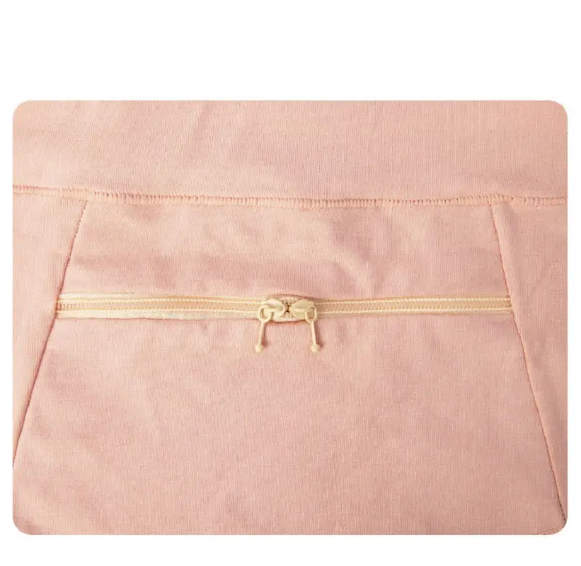Cotton Women's Anti-theft Underwear With Pockets Medium High Waist Zipper Middle-aged Mother Grandmother Triangle Pants