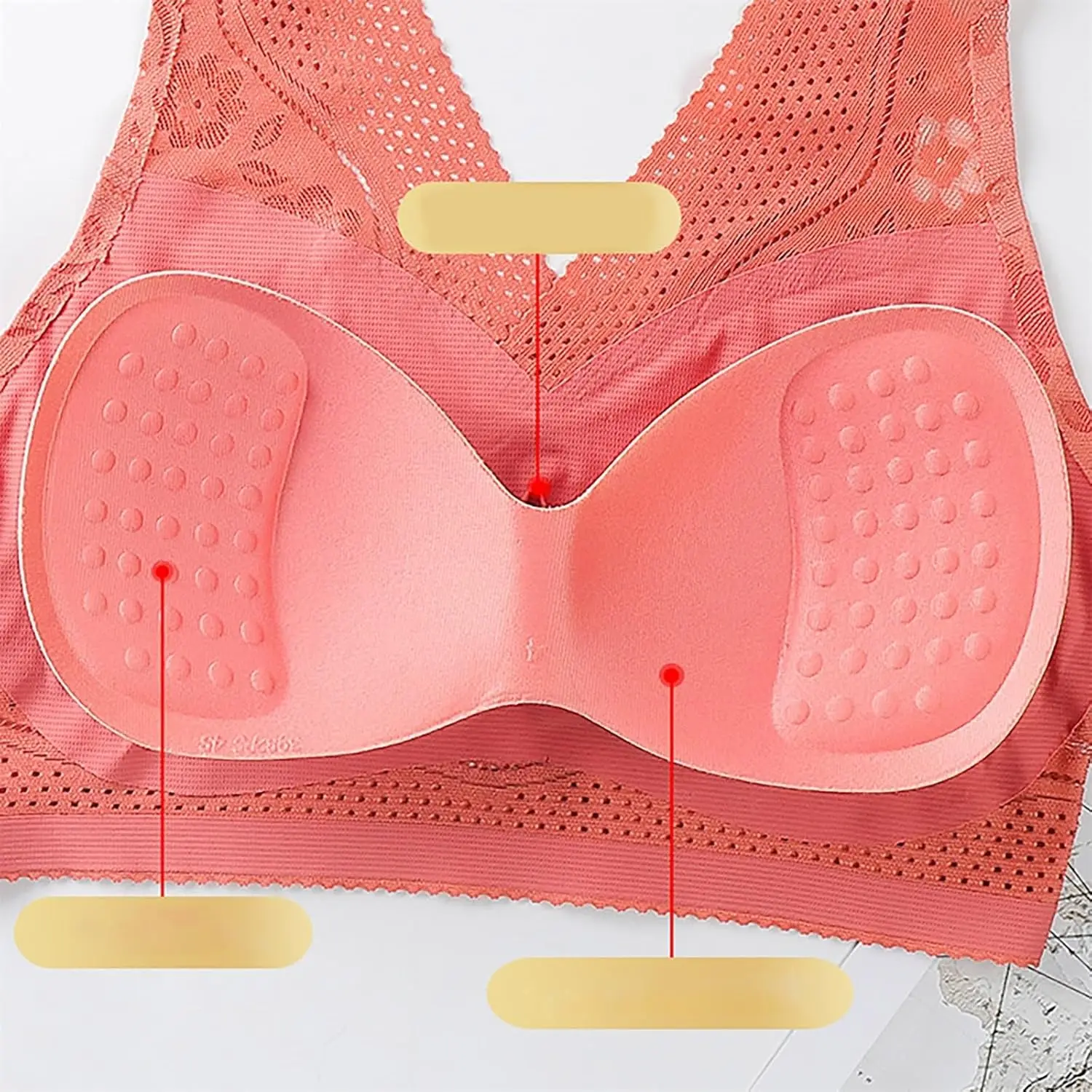 Women's Orthopedic Anti-Sagging Bra Bras for Senior Women Posture Correcting Bra Breathable Push up Bras
