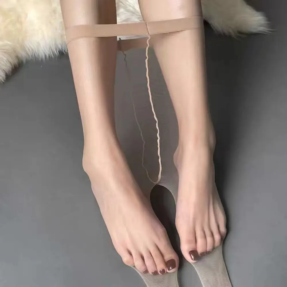 New Brand Women Tights Seamless Pantyhose Ultra-thin Nylon Tights Sheer To Toe Stockings Female Sexy Pantyhose Transparent