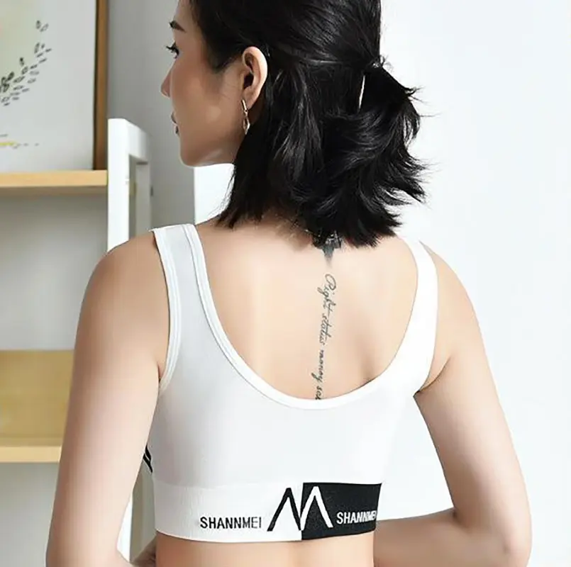 Women Sports Bras Comfortable Seamless Large U Sports Bra For Cup Running Yoga Gym Fitness Crop Top Women Push Up Sport Bra Top