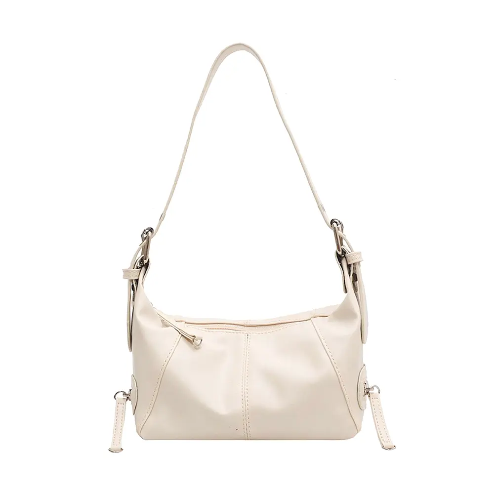 Fashion Cool Girls Underarm Bag Small Shoulder Bag Women'S Soft Pu Leather Hobos Retro Motorcyclist Y2k Female Purse Handbag