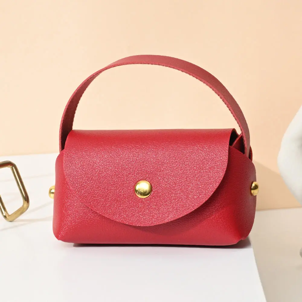 Portable Wedding Sugar Bag Leather Storage Bag Small Table Sugar Handbag Wedding Companion Handgift Women Shopping Bag