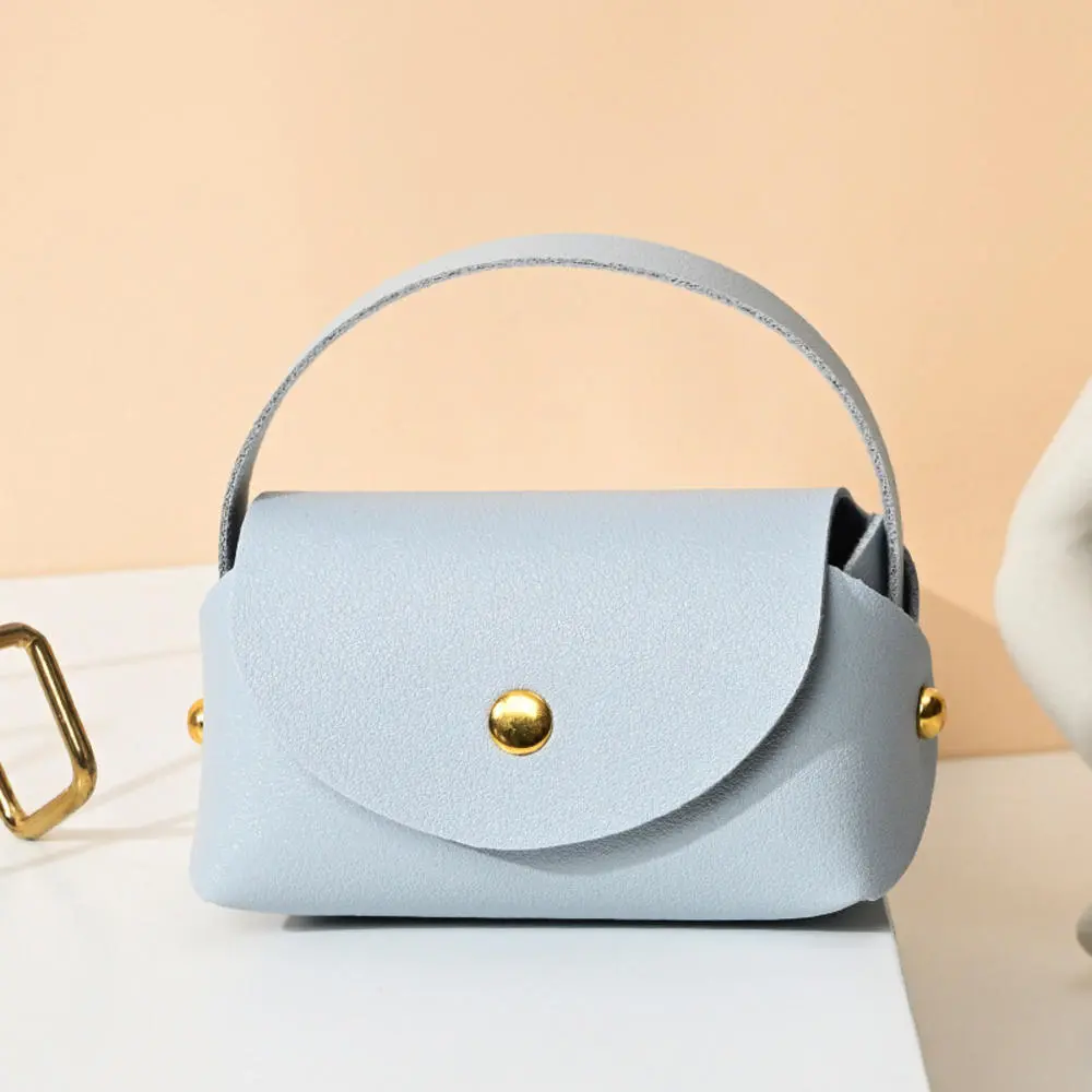 Portable Wedding Sugar Bag Leather Storage Bag Small Table Sugar Handbag Wedding Companion Handgift Women Shopping Bag