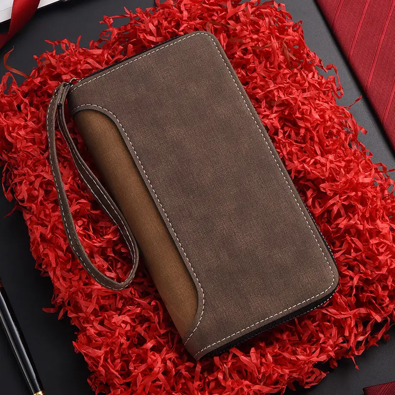 Men's Wallet Long Fashion Multiple Card Slots Men's Wallet Slim Long Thin Mens Luxury Wallet Designer Wallet Men with Coins Bag