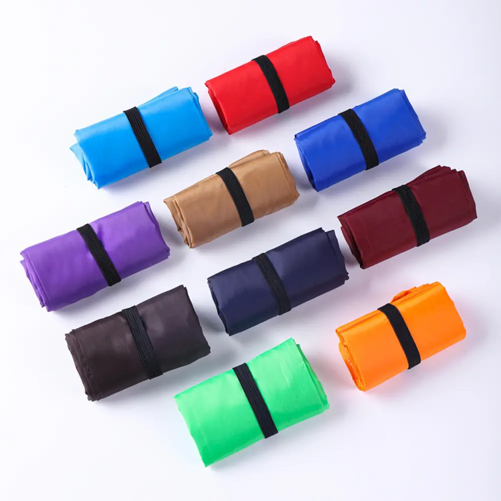 Foldable Shopping Bag Reusable Travel Grocery Bag Eco-Friendly One Shoulder Handbag For Travel Tote Bag