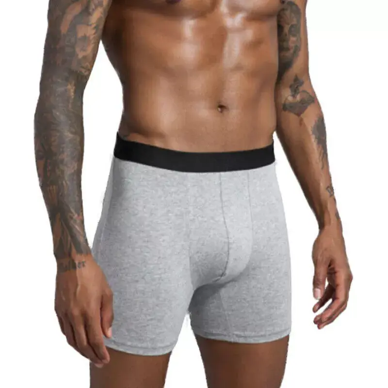 High-Quality Open Fly Men'S Underwear Classic Soft Underwear Briefs Breathable Cotton Men'S Boxers Supportive Underwear