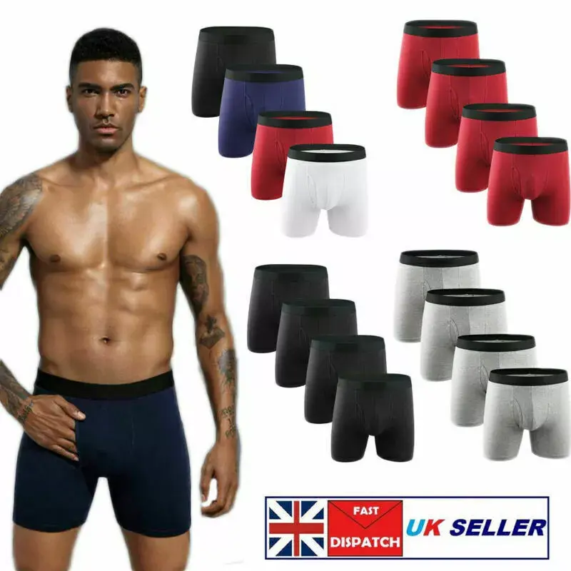 High-Quality Open Fly Men'S Underwear Classic Soft Underwear Briefs Breathable Cotton Men'S Boxers Supportive Underwear