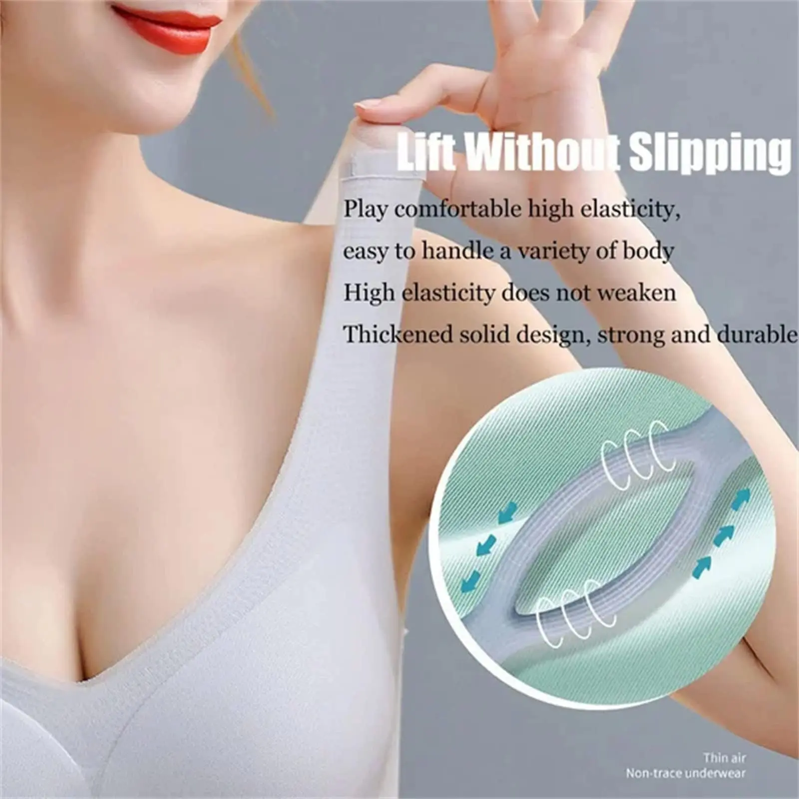 2024 Summer Seamless Ice Silk Ultra Thin Bra Ultra-Thin Ice Silk Bra Ice Silk Air Bra Ultra-Thin Ice Silk Lifting Bra