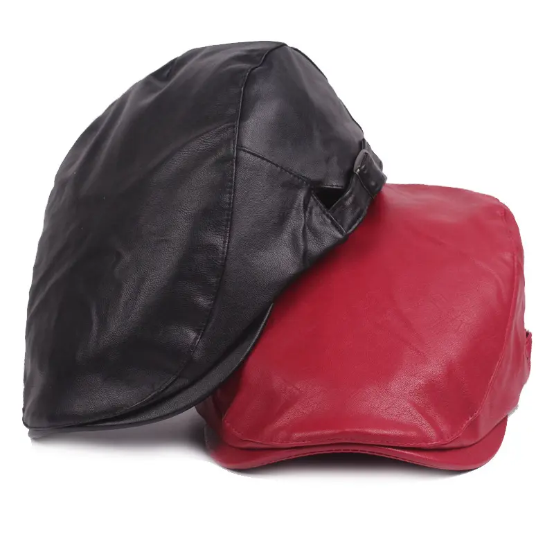 Men's Hat Stylish Leather Hat Golf Cap Stylish Packaging Men's Beret For Fashion Accessories Outdoor Activities Casual Wear