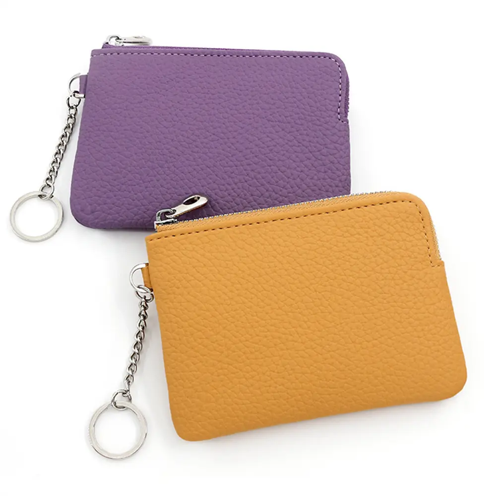 Card Case Classic Coin Purse Fashion Wallet Zipper Key Case For Gift Item Everyday Carry Organizational Tool