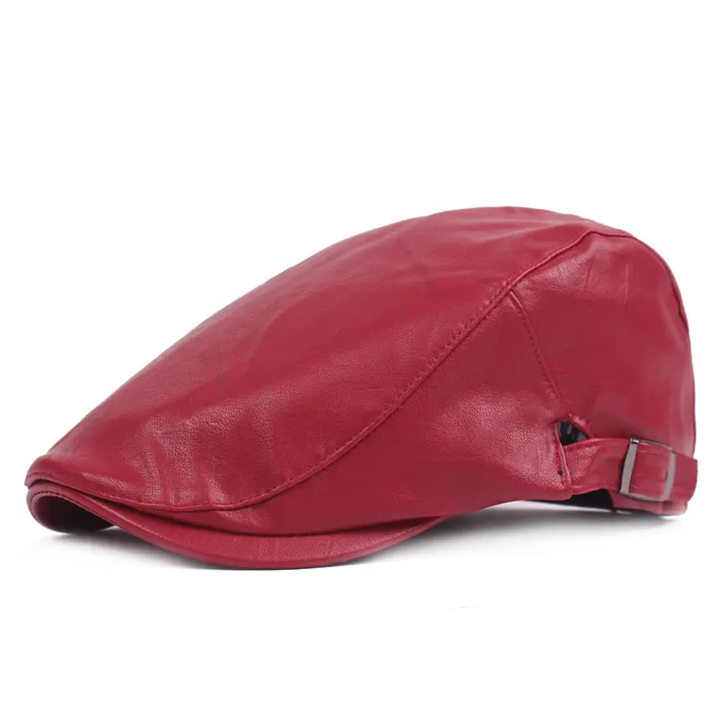 Men's Hat Stylish Leather Hat Golf Cap Stylish Packaging Men's Beret For Fashion Accessories Outdoor Activities Casual Wear