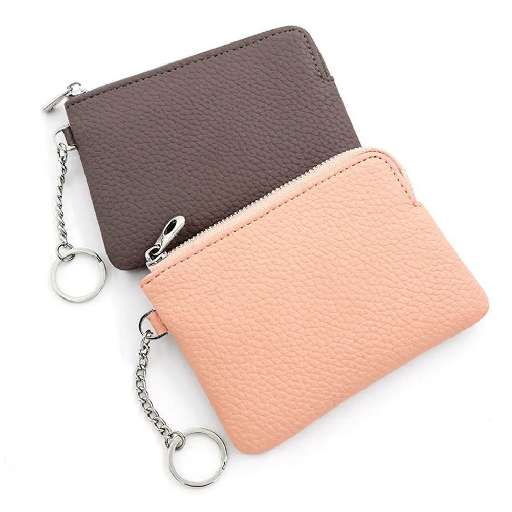 Card Case Classic Coin Purse Fashion Wallet Zipper Key Case For Gift Item Everyday Carry Organizational Tool