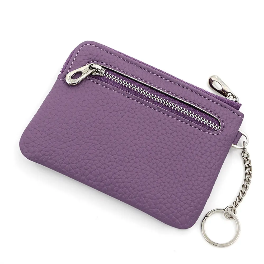 Card Case Classic Coin Purse Fashion Wallet Zipper Key Case For Gift Item Everyday Carry Organizational Tool