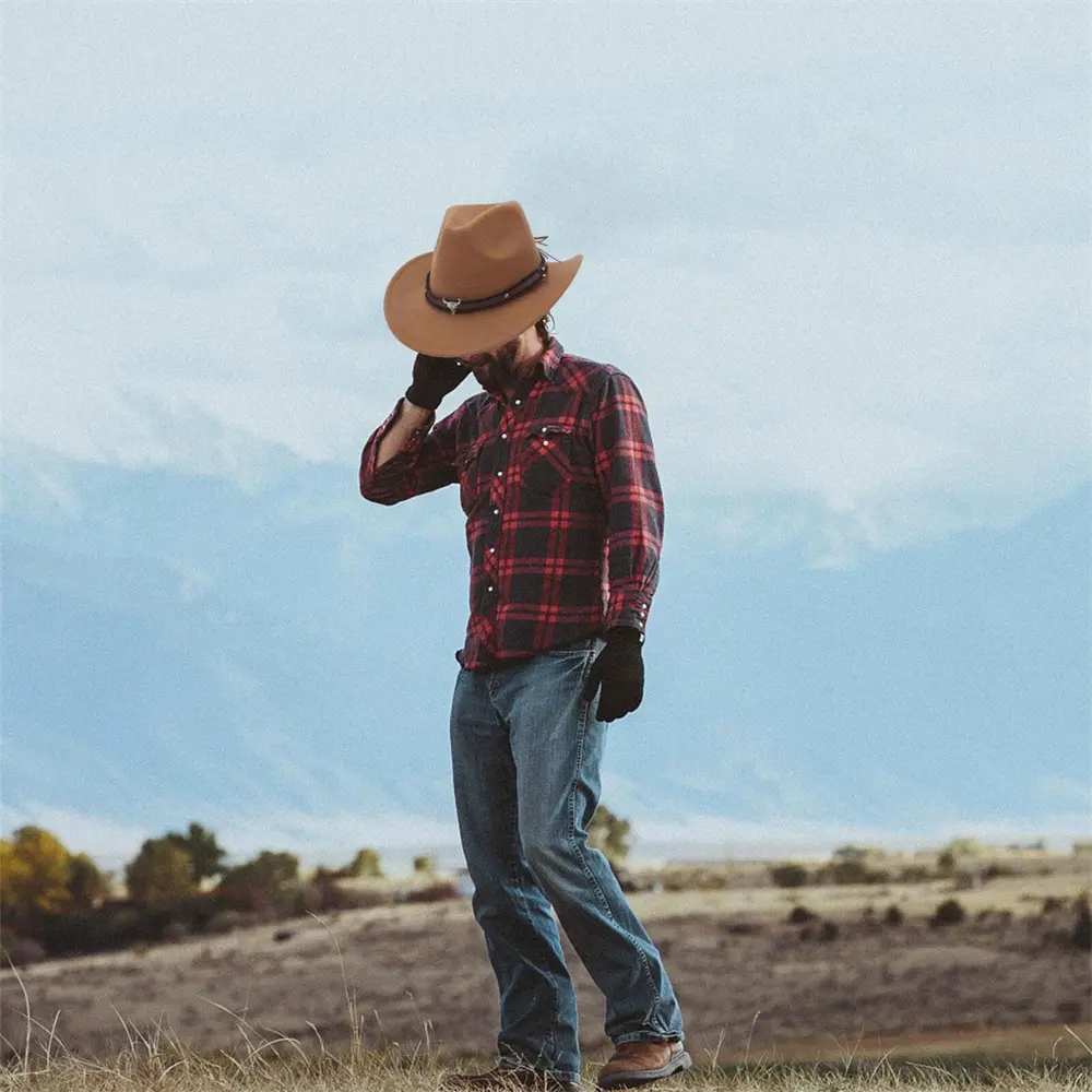 Western Cowboy Hat Strap Hat Cowboy Hat Western  For Unisex Wear Sun  Fashion Accessory