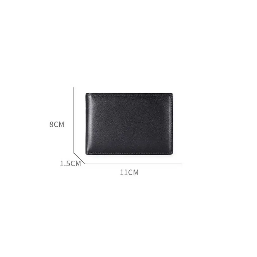 Slim Wallet Card Holder Business Wallet RFID Wallet Leather For Travel Gift Option Everyday Use