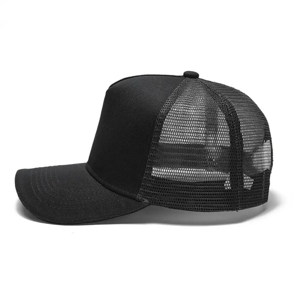 Mesh Cap Breathable Mesh Promotional Cap Trucker Cap Plain Design Baseball Hat For Marketing Merchandise Unisex Fashion Sports