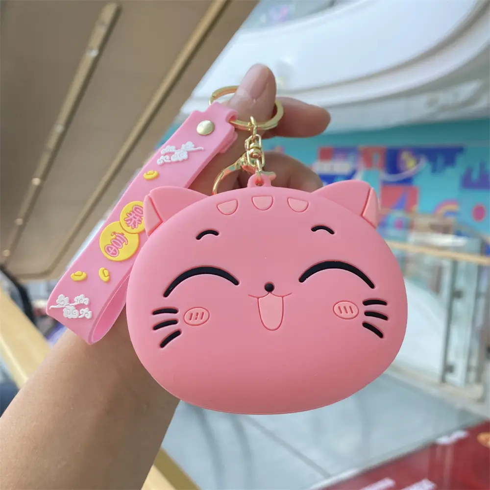 Coin Purse Silicone Wallet Lipstick Holder Portable Key Wallet For Party Favor Kids School