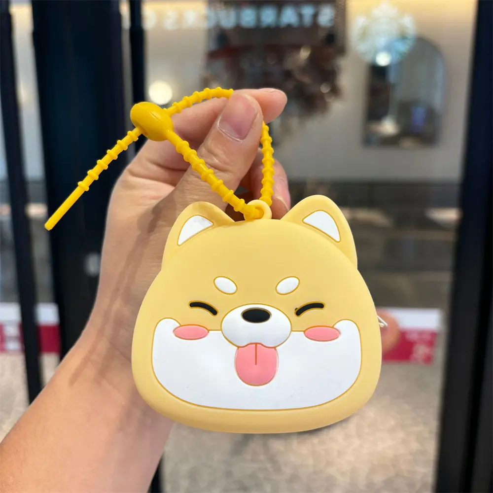 Coin Purse Silicone Wallet Lipstick Holder Portable Key Wallet For Party Favor Kids School