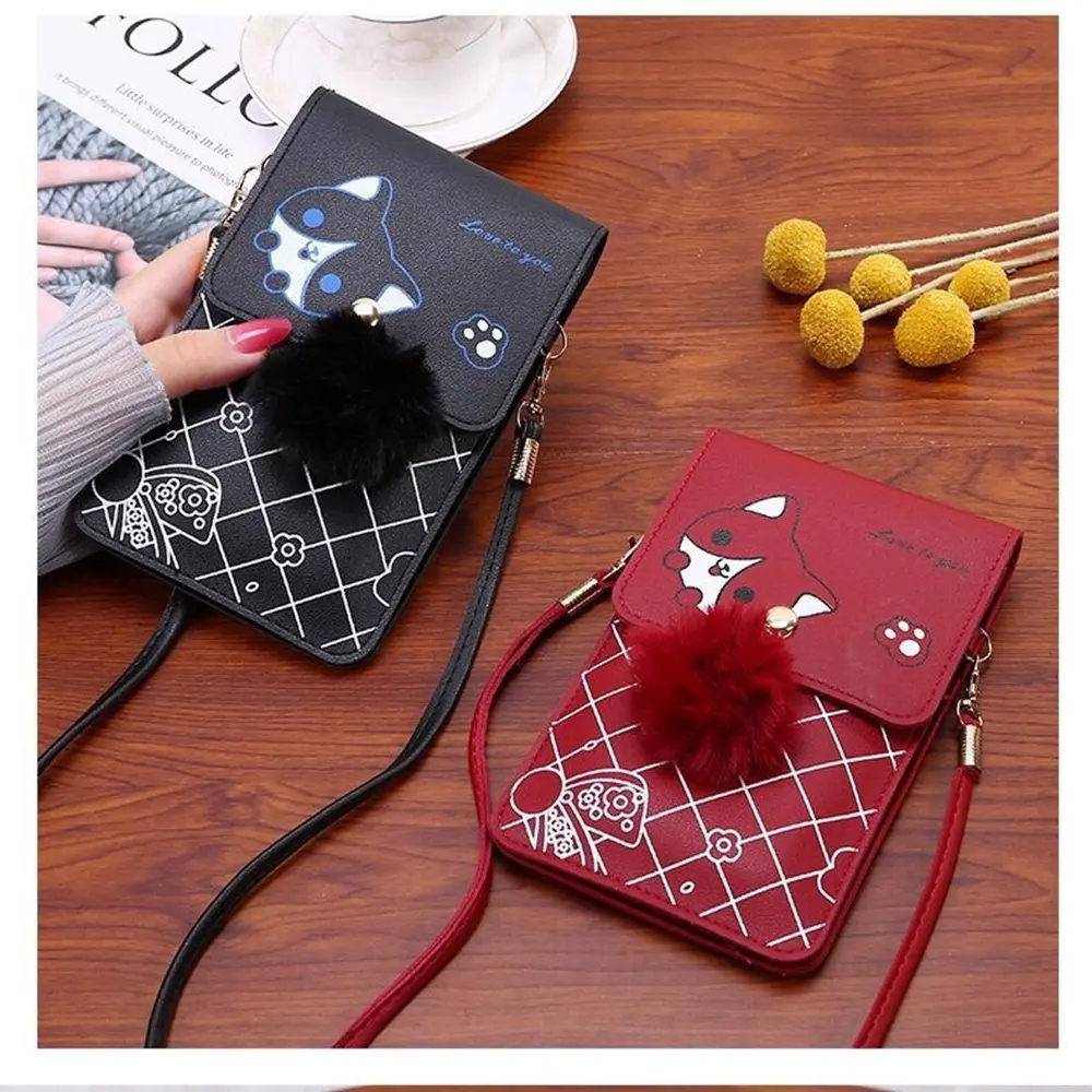Accessory Simple Mobile Phone Bag Coin Purse Adjustable Purse For Shopping Everyday Travel