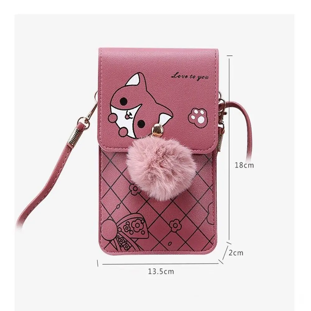 Accessory Simple Mobile Phone Bag Coin Purse Adjustable Purse For Shopping Everyday Travel