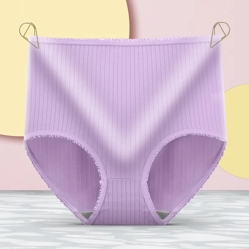 Women'S Underwear Women'S High Waist Belly Cinching Plus Size Middle-Aged Elderly Breathable Mothers' Underwear