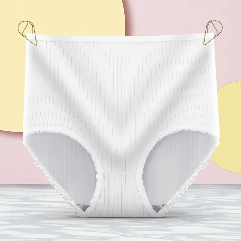 Women'S Underwear Women'S High Waist Belly Cinching Plus Size Middle-Aged Elderly Breathable Mothers' Underwear