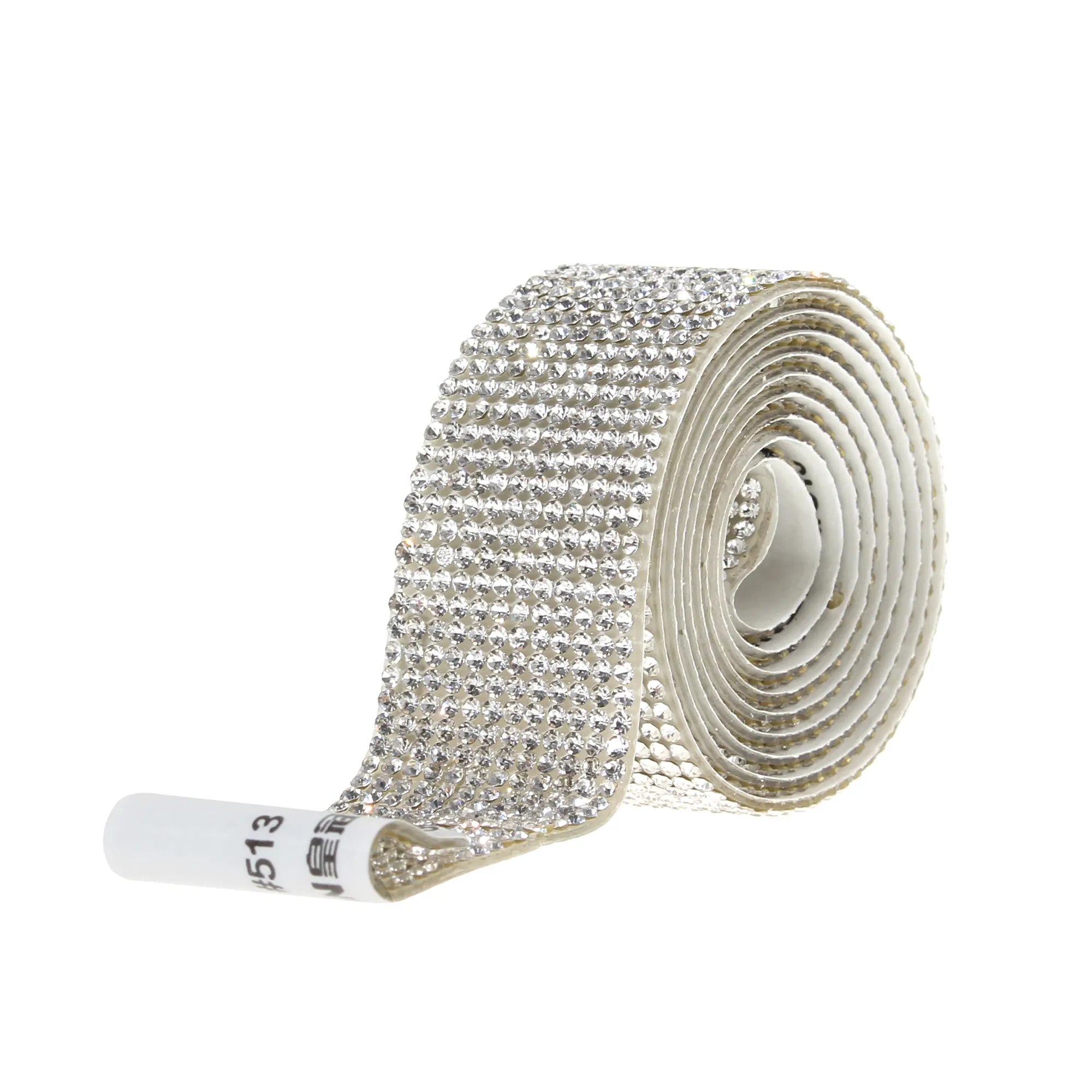 Self Adhesive Crystal Rhinestone Diamond Ribbon DIY Decoration Sticker Rhinestones for Arts Crafts, DIY Event Car Phone Decor