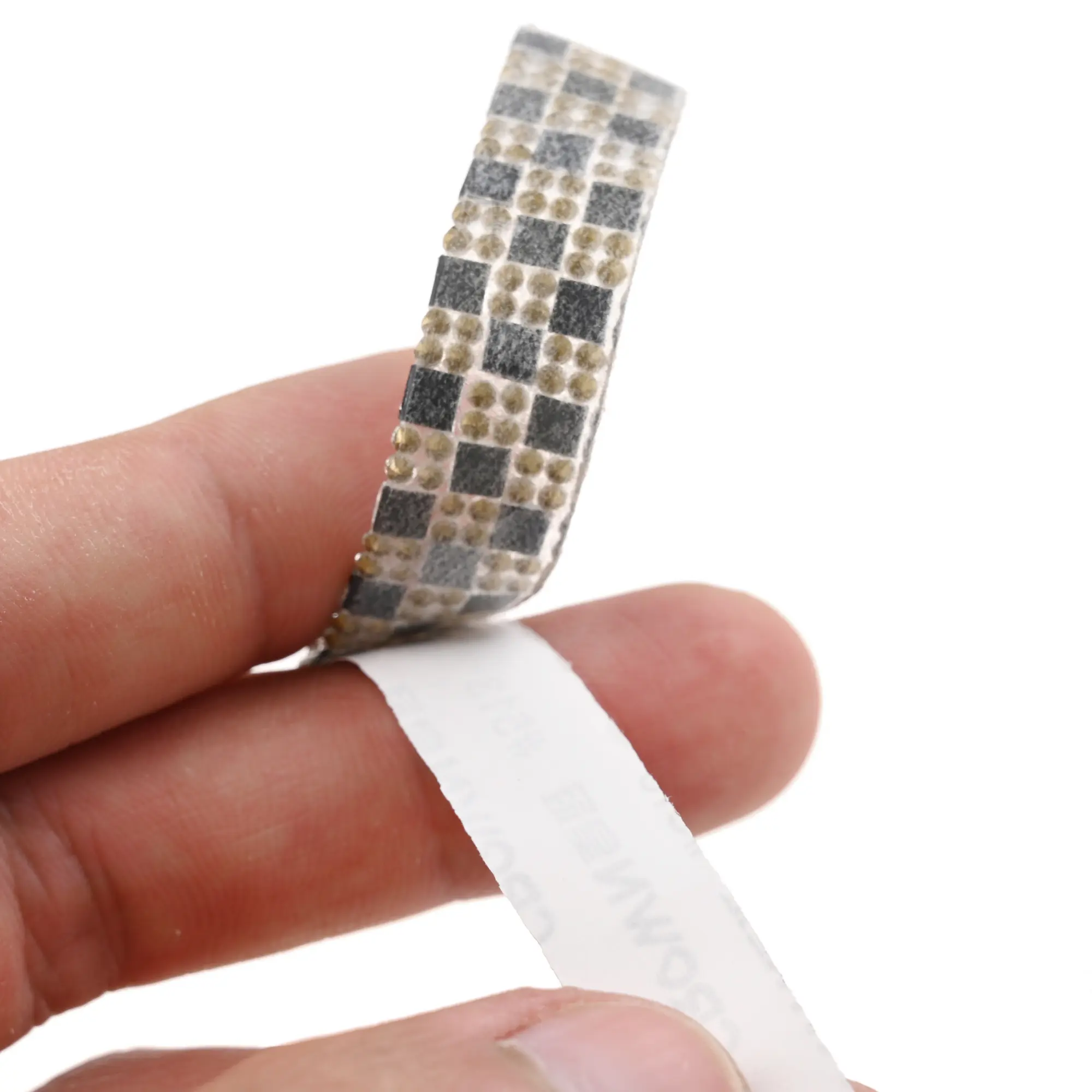 4mm Triple Row Self Adhesive Square Crystal Rhinestone Ribbon DIY Glitter Car Home Decoration Gifts Wedding Trim Sticker